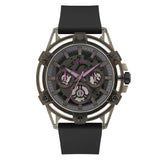 Guess Sporting Pink 48 mm Black Dial Men Analog Watch GW0032G2