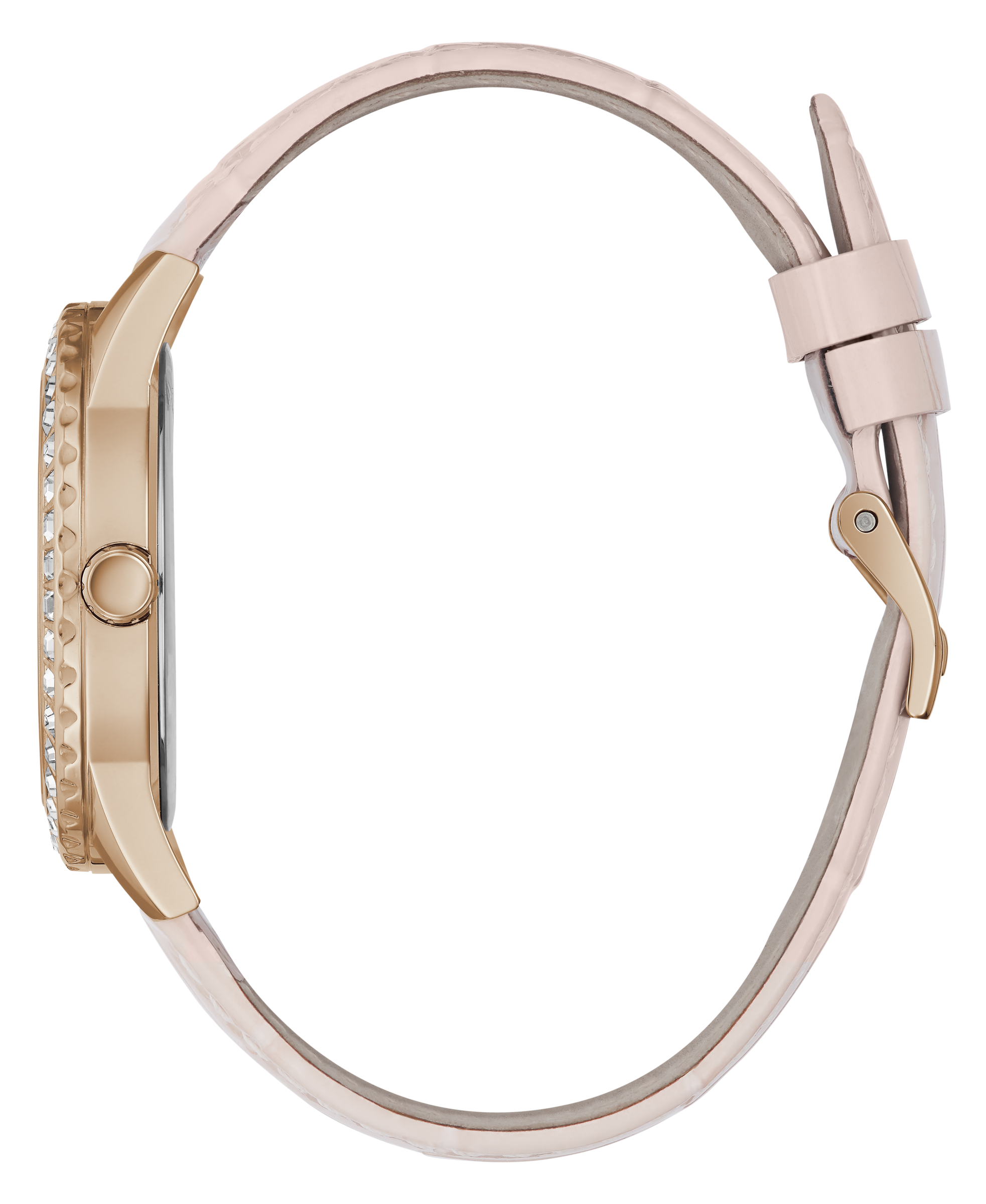 Guess 38 mm Women Rose Gold Dial Analog Watch GW0032L2