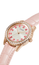 Guess 38 mm Women Rose Gold Dial Analog Watch GW0032L2