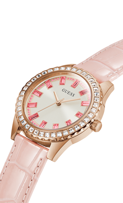 Guess Women Rose Gold Dial Analog Watch - GW0032L2