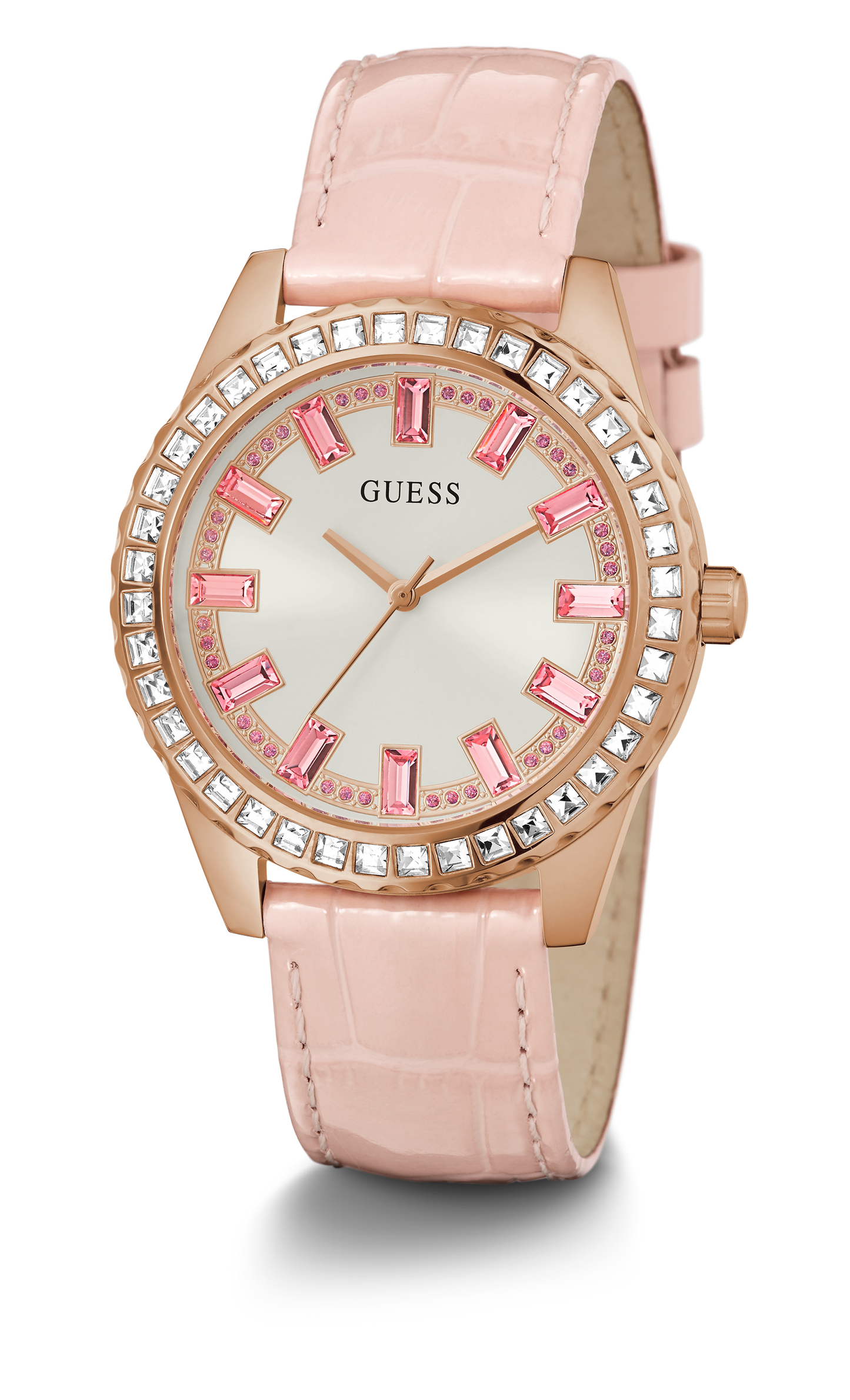 Guess Women Rose Gold Dial Analog Watch - GW0032L2