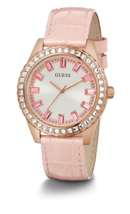 Guess Women Rose Gold Dial Analog Watch - GW0032L2