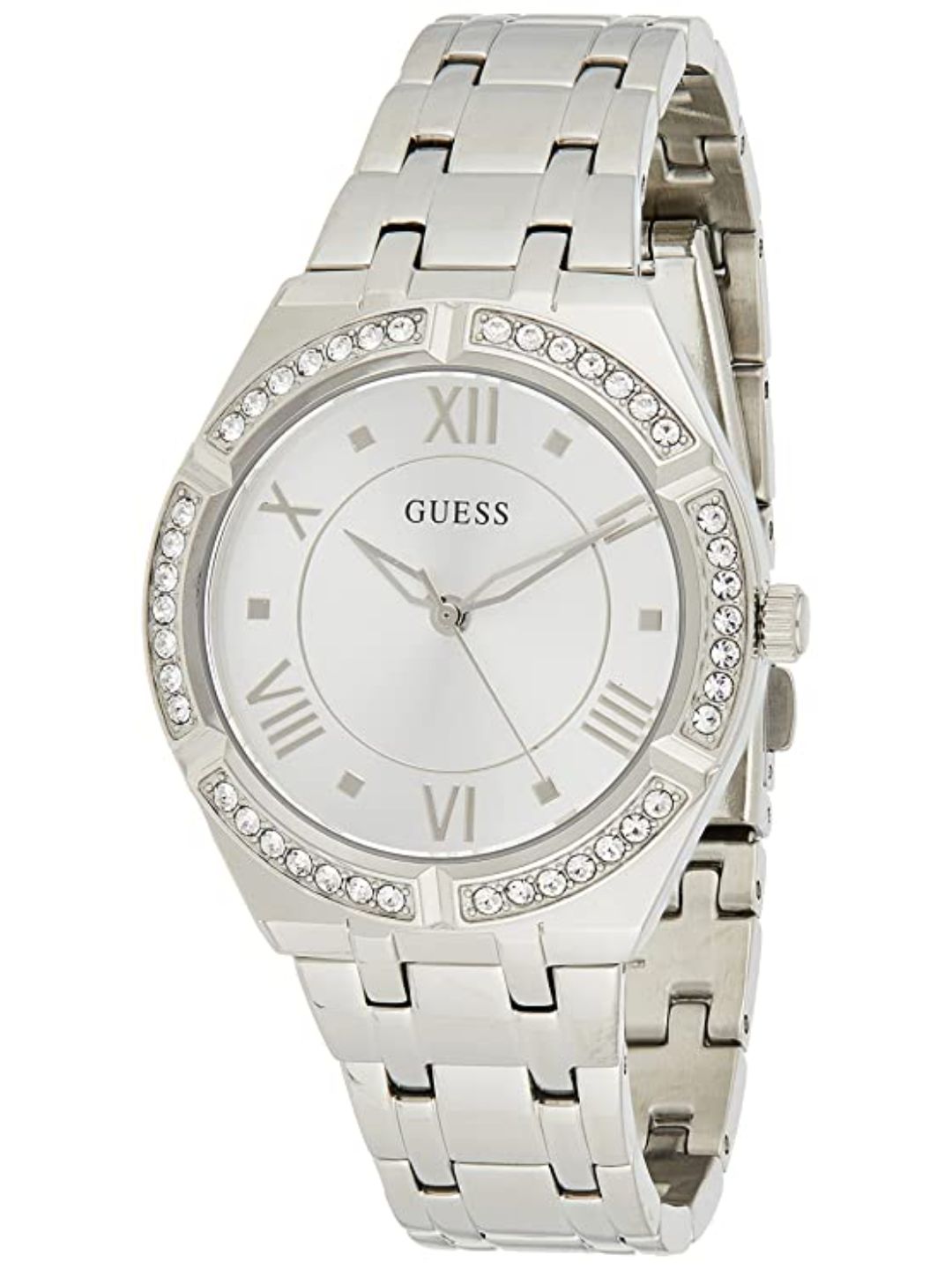Guess Silver Dial Women Analog Watch GW0033L1