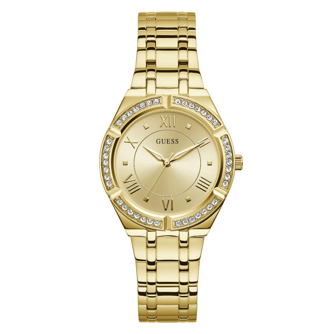 Guess Champagne Dial 36 mm Women Analog Watch GW0033L2