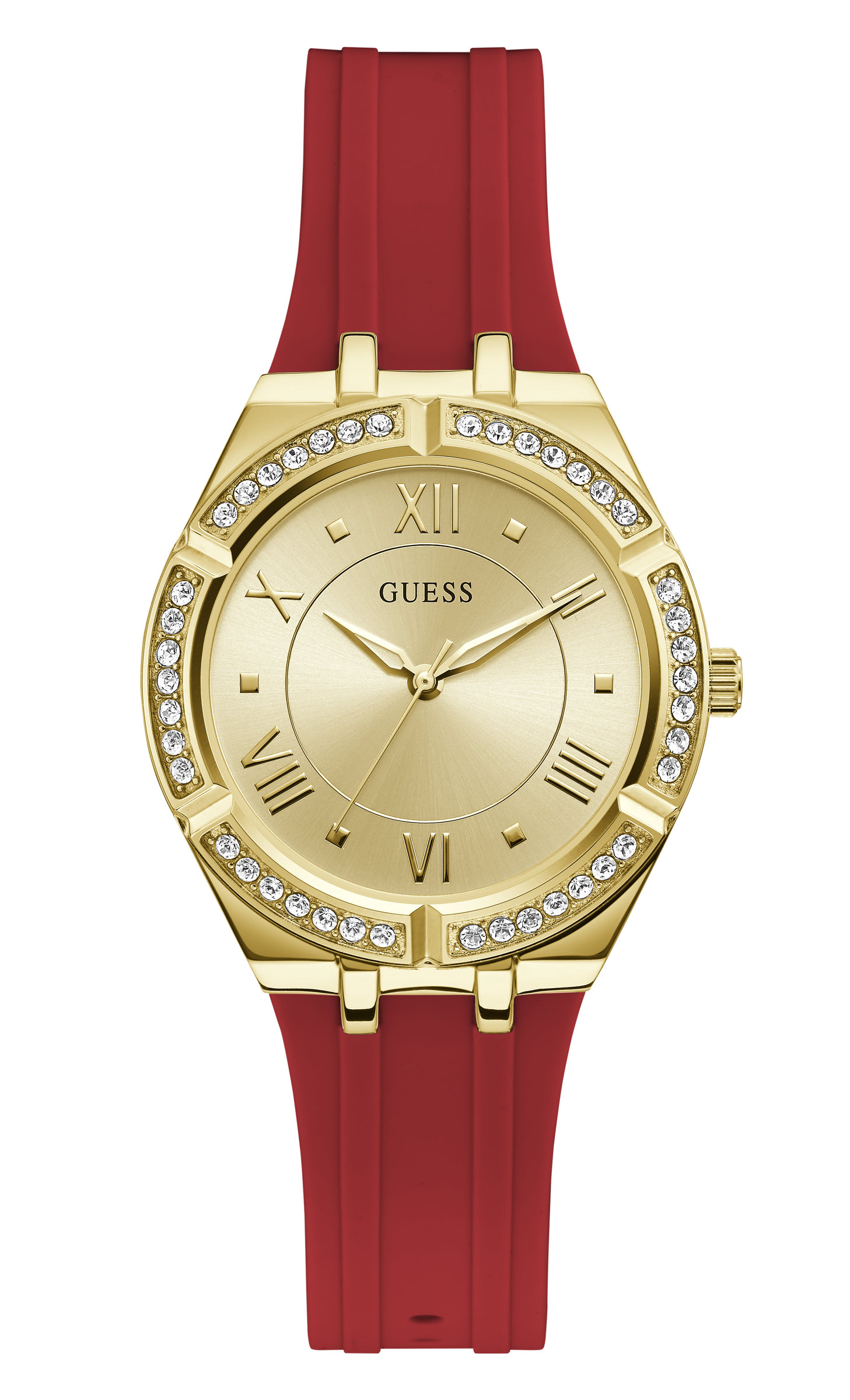 Guess 36 mm Ladies Gold Analog Watch GW0034L6