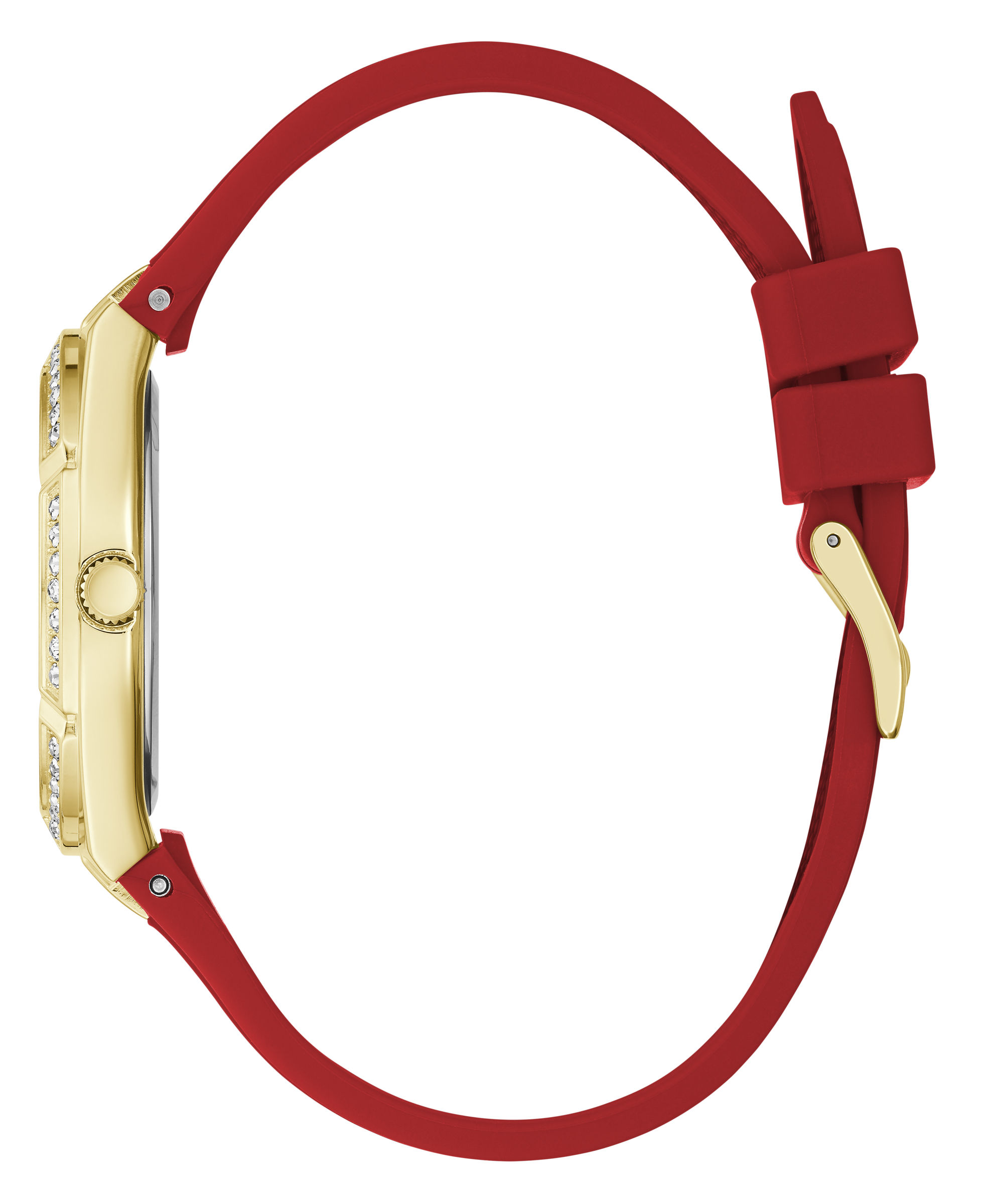 Guess 36 mm Ladies Gold Analog Watch GW0034L6