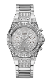 Guess 39 mm Ladies Silver Multi function Watch GW0037L1