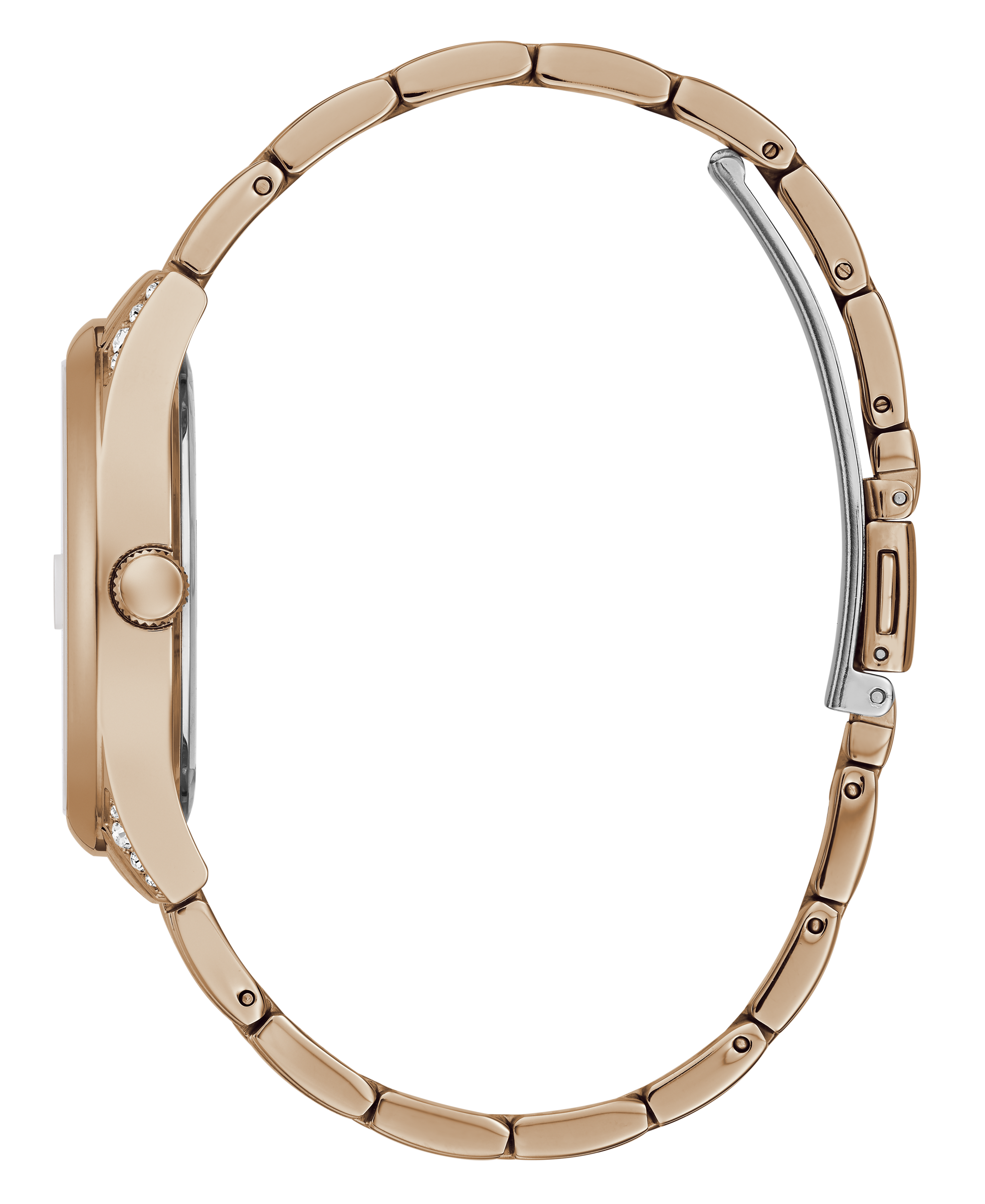 Guess 36 mm Ladies Rose Gold Date Watch GW0047L2