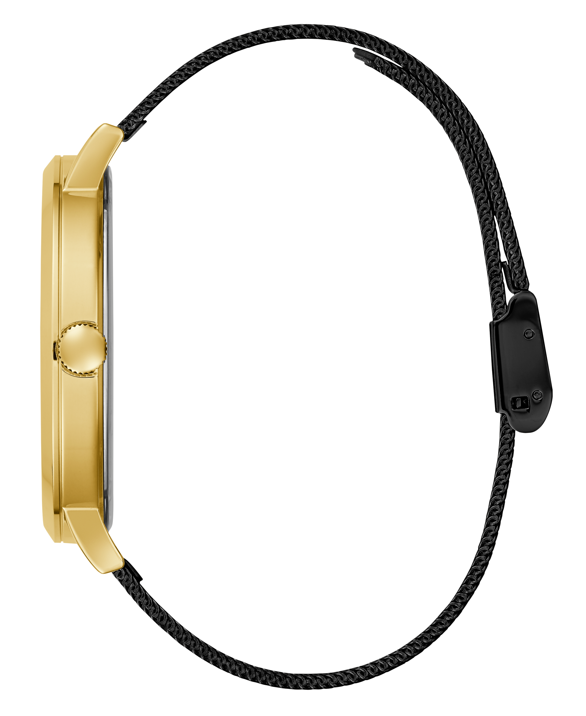 Guess 44 mm Mens Gold Analog Watch GW0049G2