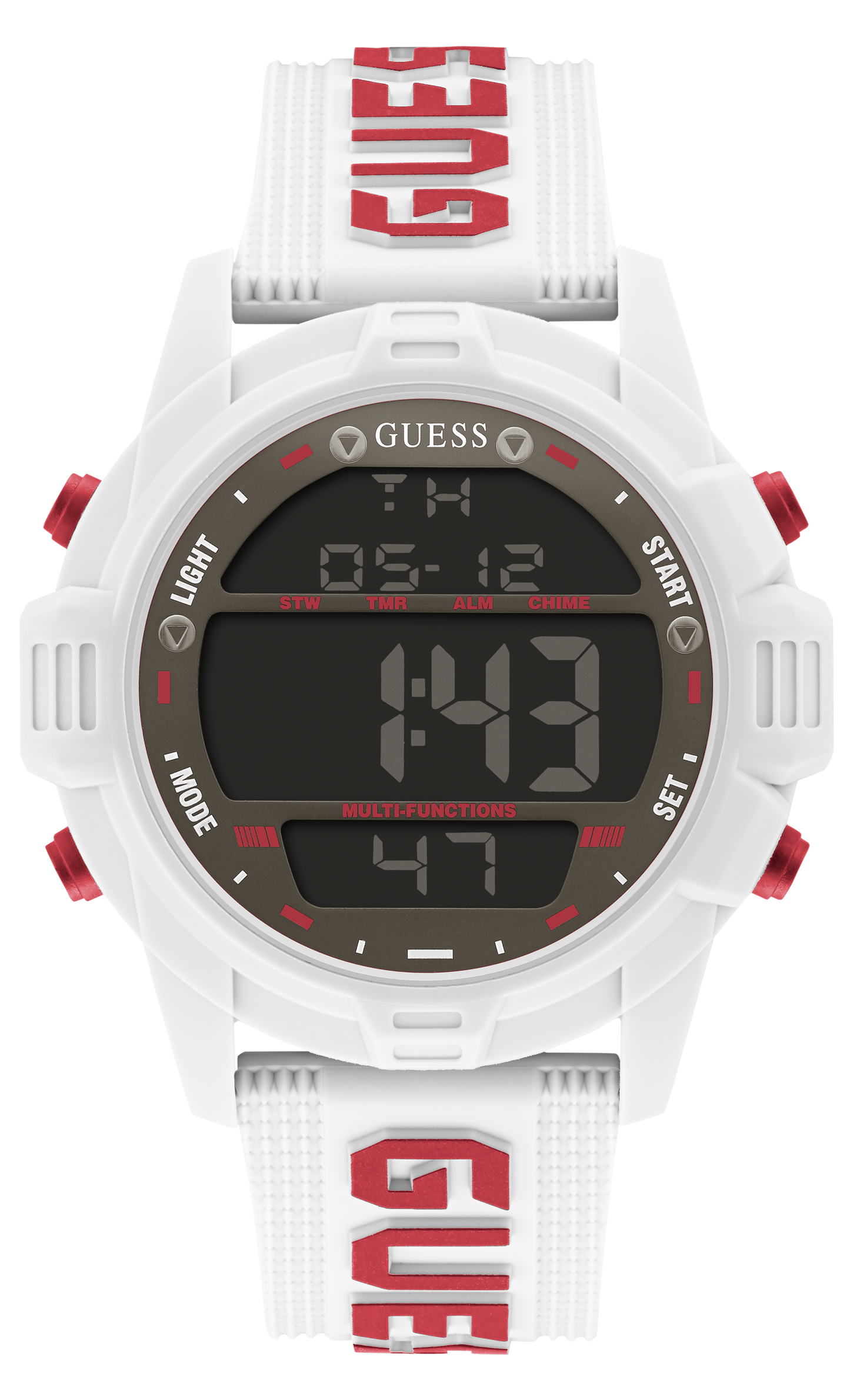 Guess Men Black Dial Digital Watch - GW0050G4