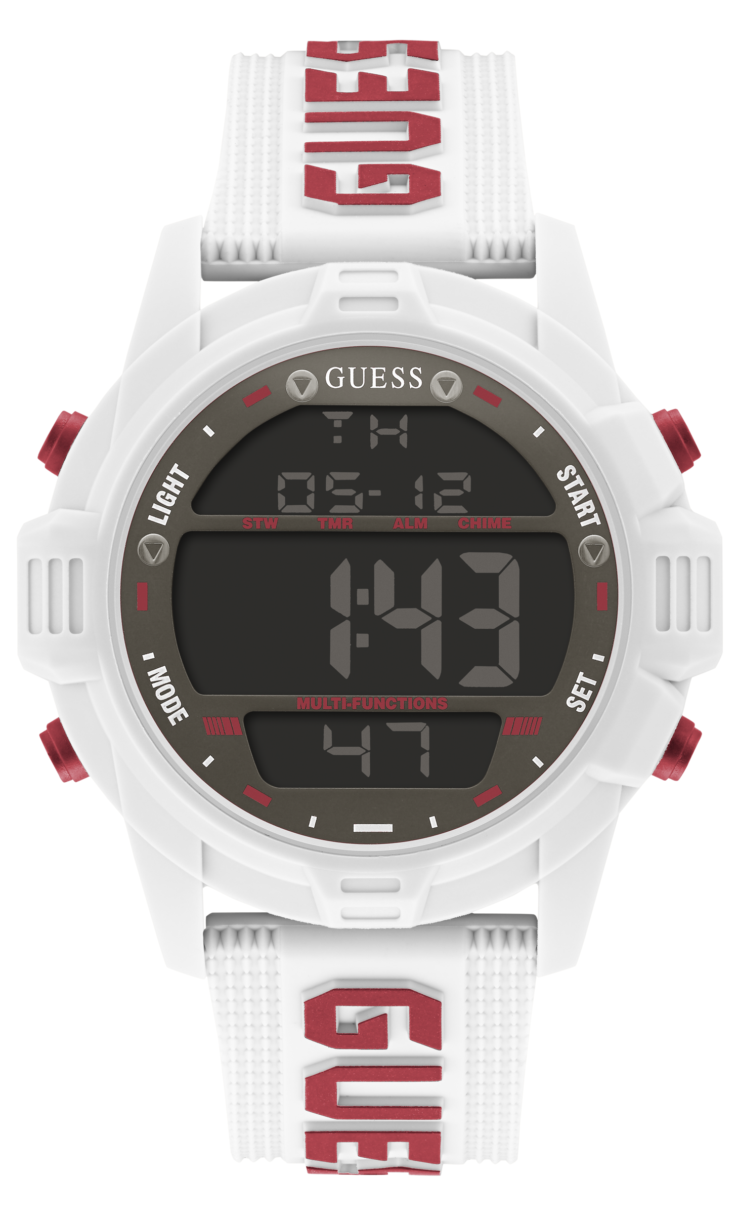 Guess 48 mm Men Black Dial Digital Watch GW0050G4