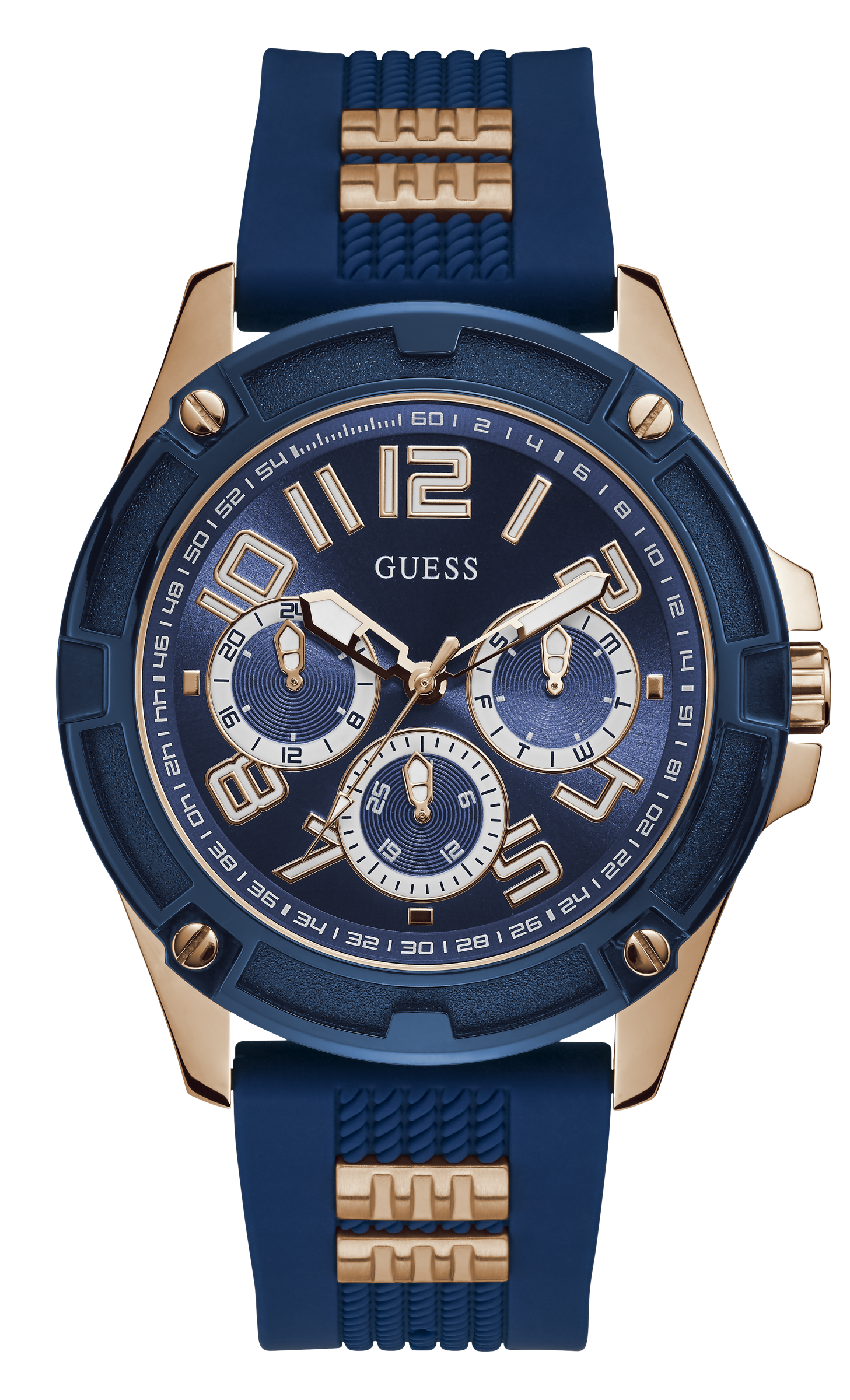 Guess 46 mm Men Blue Dial Analog Watch GW0051G3