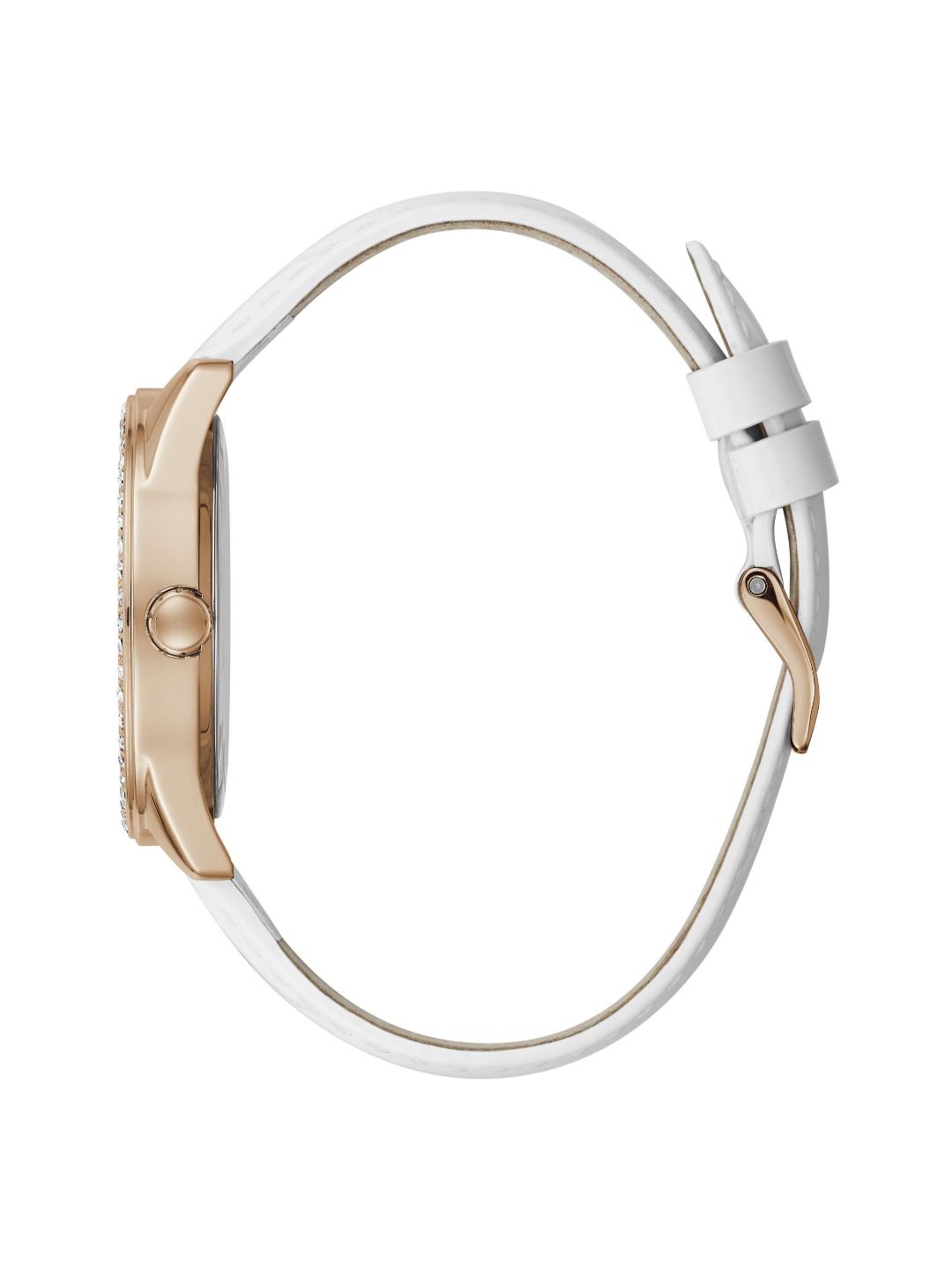 Guess Trend 36.5 mm White Dial Analog Women Watch GW0098L4