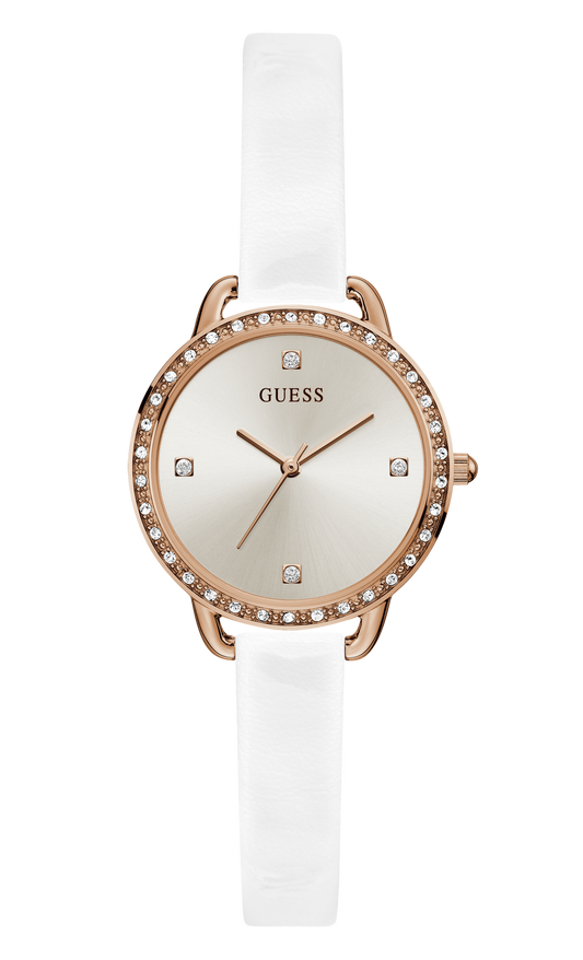 Guess Women White Dial Analog Watch - GW0099L4