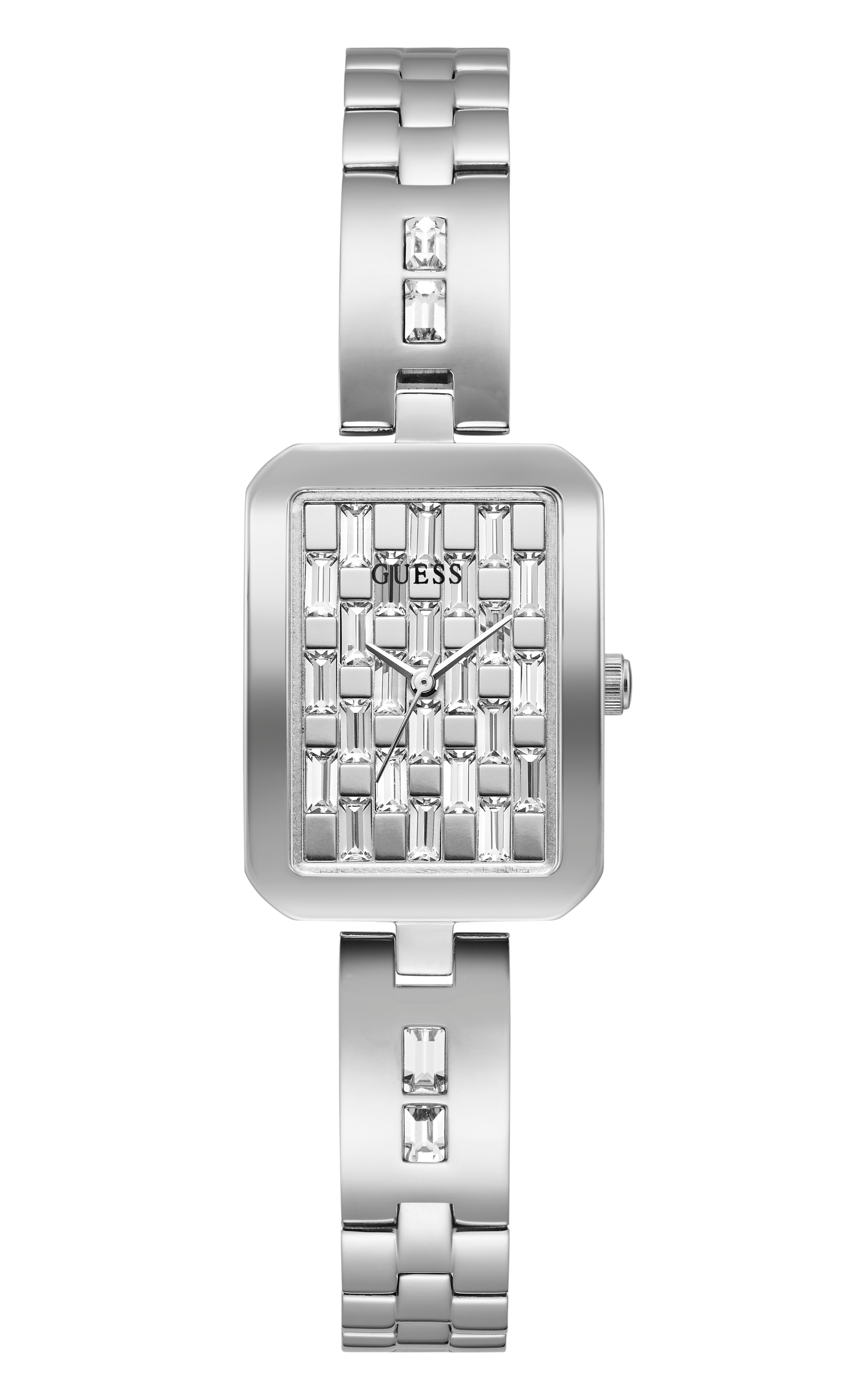 Guess 22 mm Women Silver Dial Analog Watch GW0102L1
