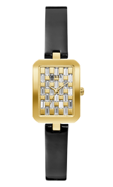 Guess 22 mm Ladies Black/Gunmetal Analog Watch GW0103L1