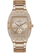 Guess Women Quartz Rose Gold Dial Analog Stainless Steel Watch GW0104L3