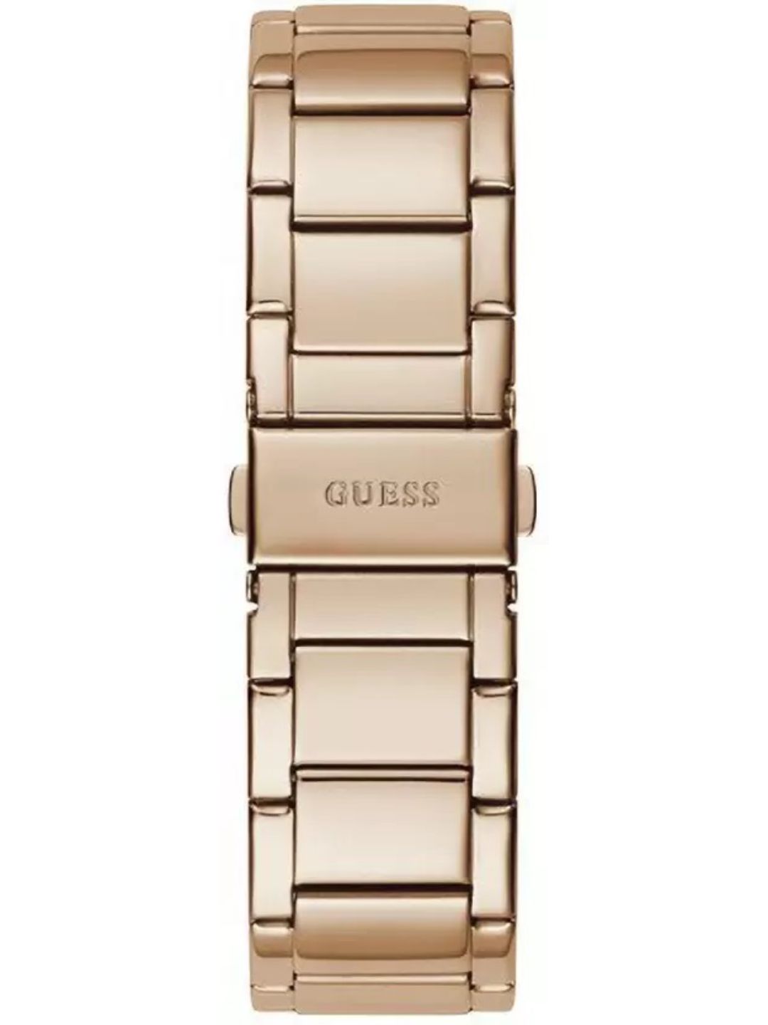Guess Women Quartz Rose Gold Dial Analog Stainless Steel Watch GW0104L3