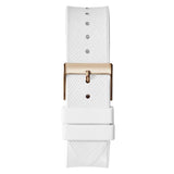 Guess Trend 37.1 mm Size White Dial Women Chronograph Watch GW0105L3