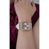 Guess Trend 37.1 mm Size White Dial Women Chronograph Watch GW0105L3