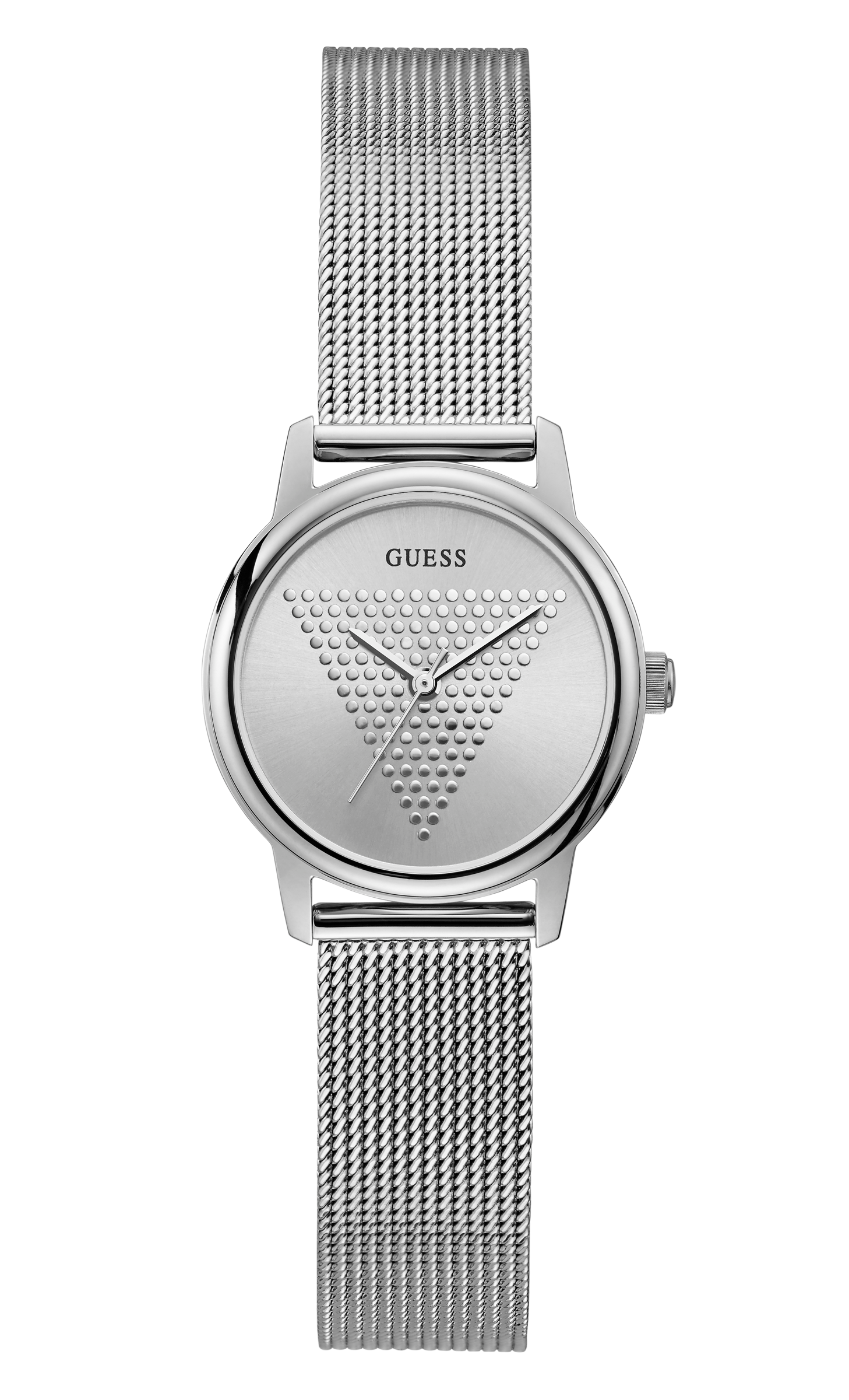 Guess Analog Silver Dial Women's Watch GW0106L1