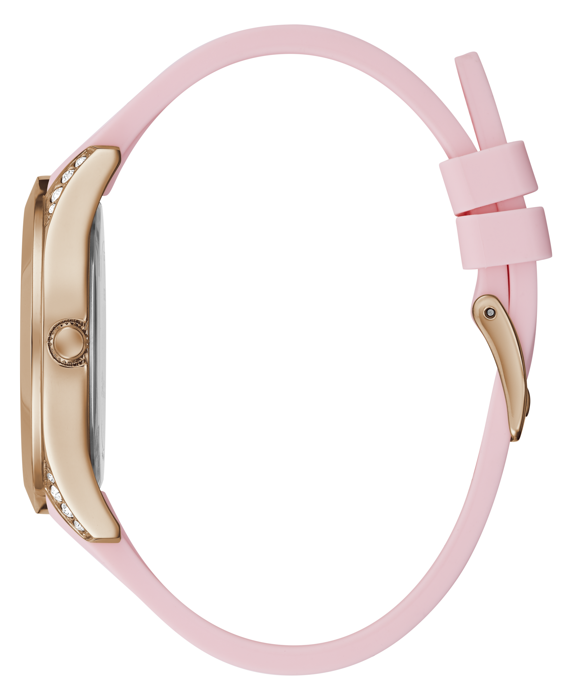 Guess 39 mm Women Rose Gold Dial Analog Watch GW0109L2