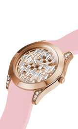 Guess 39 mm Women Rose Gold Dial Analog Watch GW0109L2