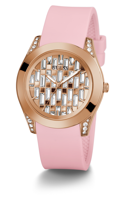 Guess Women Rose Gold Dial Analog Watch - GW0109L2