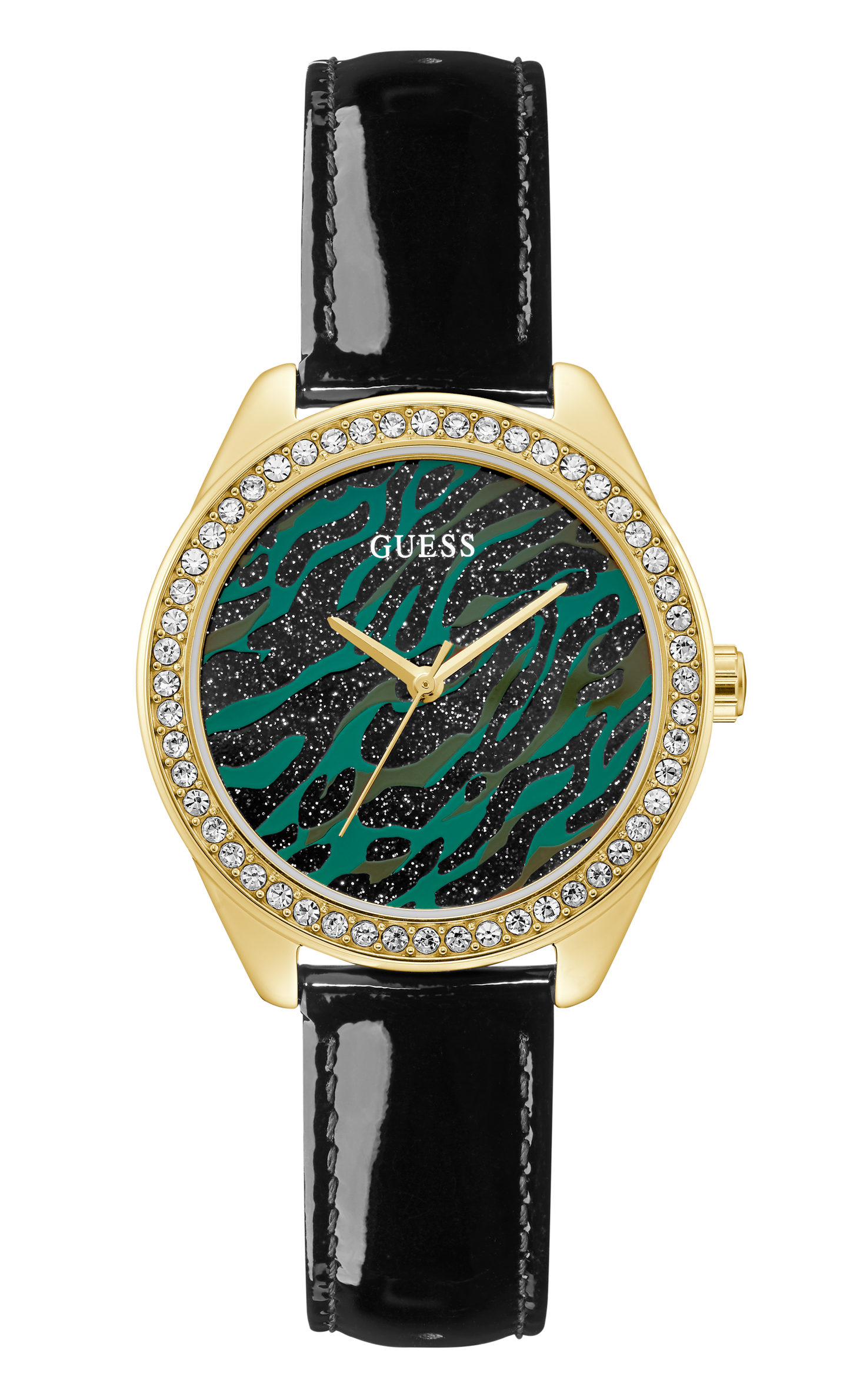 Guess Women Animal Print Dial Analog Watch - GW0110L1