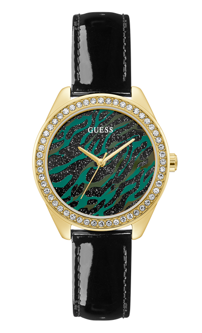 Guess Women Animal Print Dial Analog Watch - GW0110L1