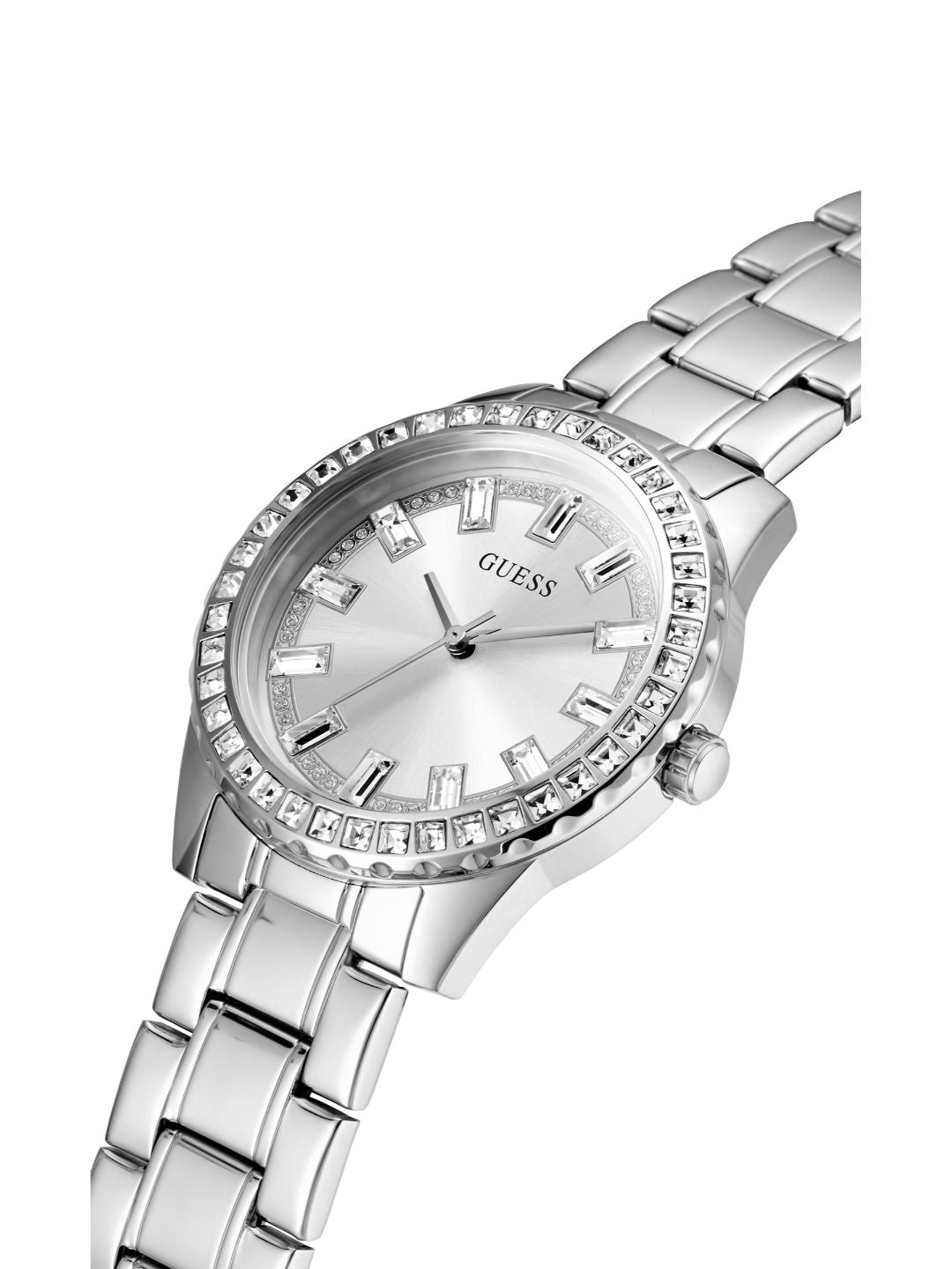 Guess 38 mm Ladies Dress Silver Watch GW0111L1