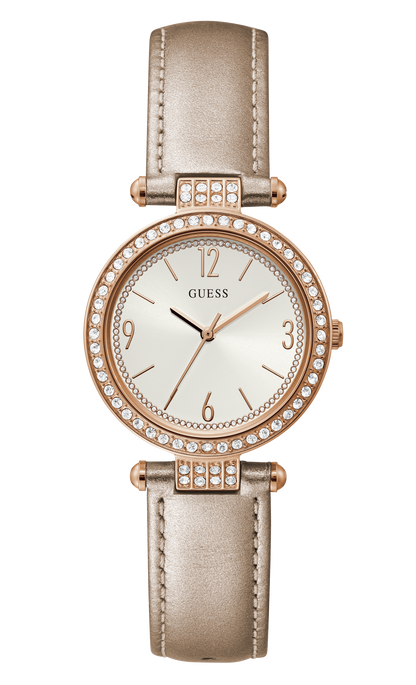 Guess Women White Dial Analog Watch - GW0116L1