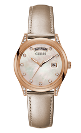 Guess 36 mm Women MOP Dial Analog Watch GW0117L1