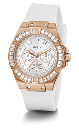 Guess 39 mm White Dial Women Analog Watch GW0118L4