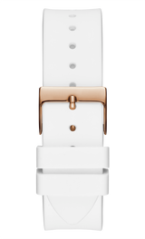 Guess 39 mm White Dial Women Analog Watch GW0118L4