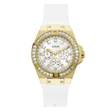 Guess 39 mm White Dial Women Analog Watch GW0118L5