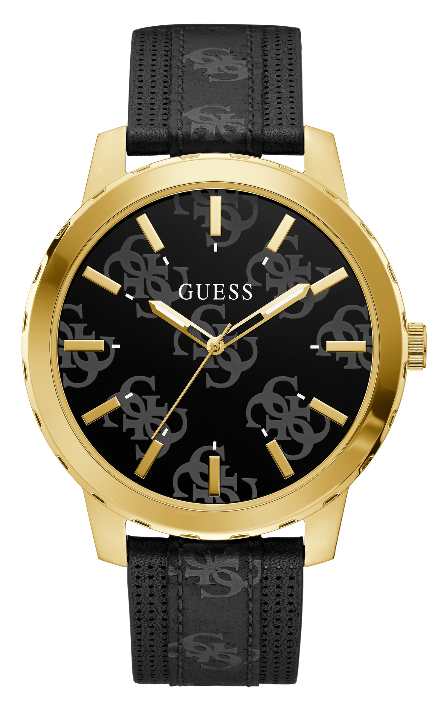 Guess Mens Gold Analog Watch - GW0201G1