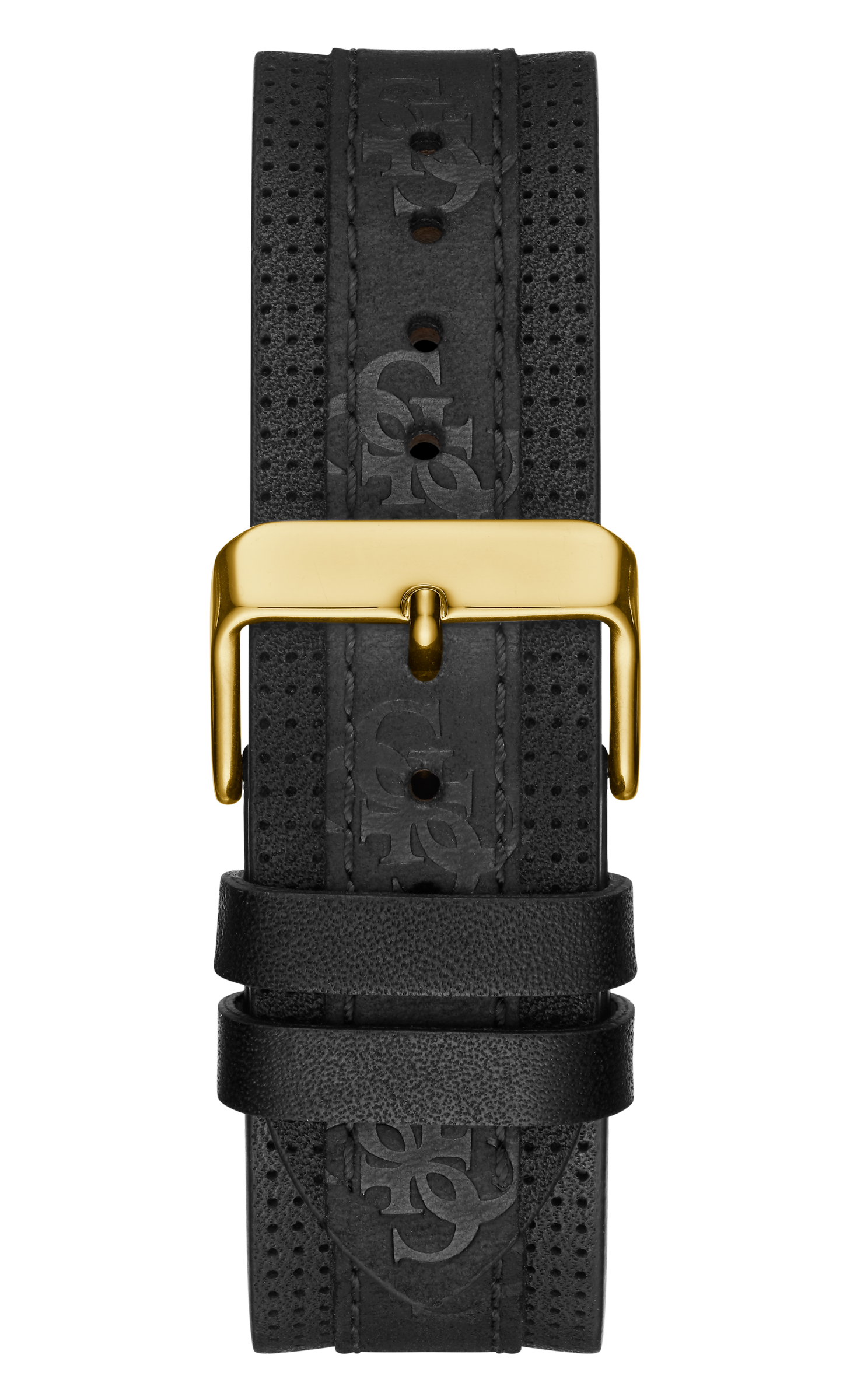 Guess 48 mm Mens Gold Analog Watch GW0201G1