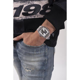 Guess Phoenix 41.5 mm Size Silver Dial Men Analog Watch GW0203G1
