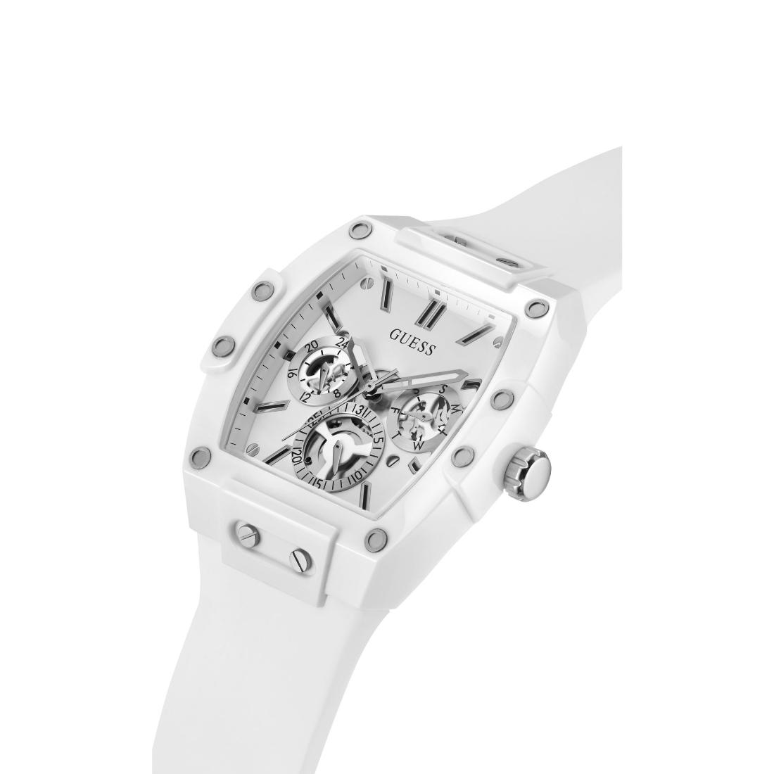 Guess Silver Dial 41.5 mm Men Analog Watch GW0203G2