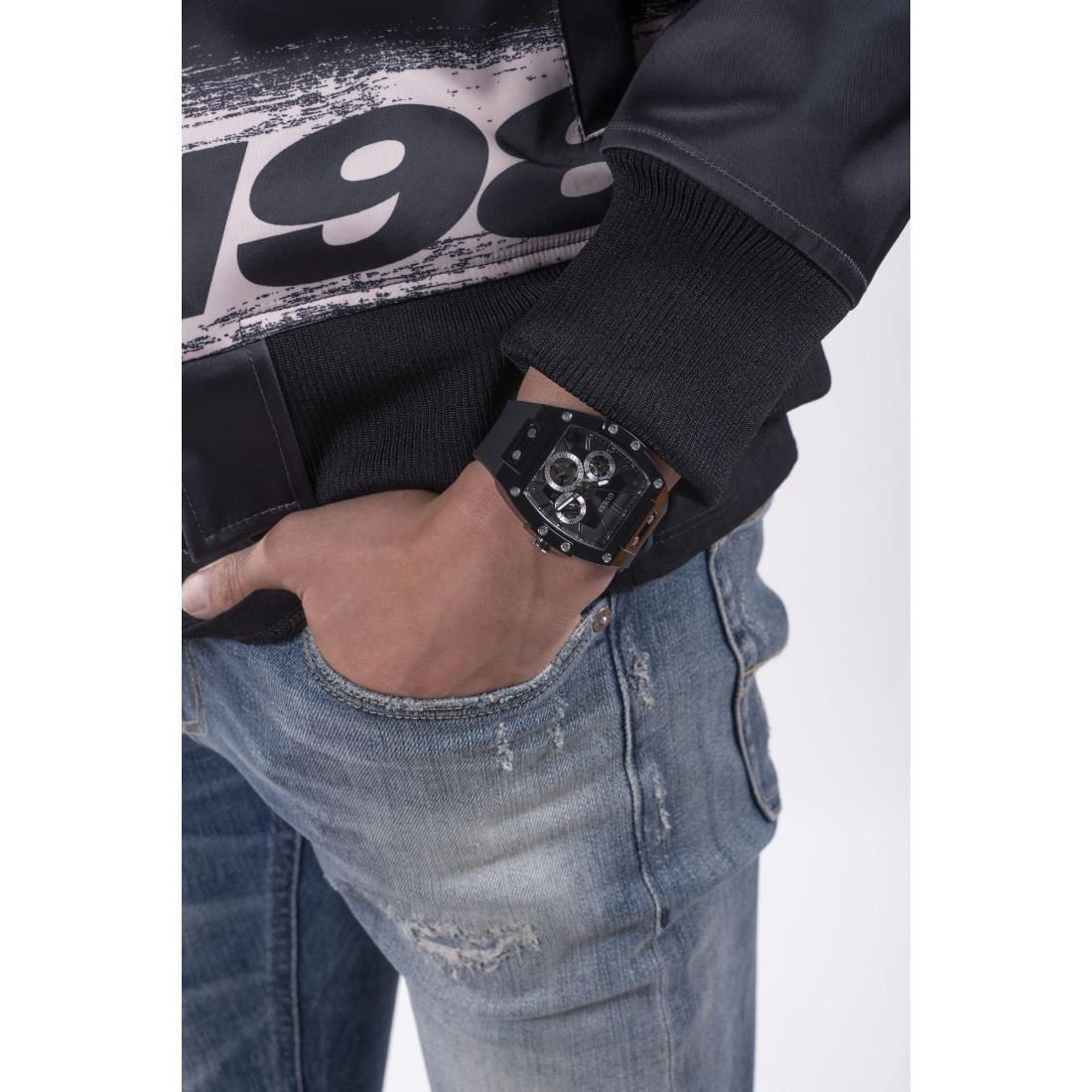 Guess Black Dial 41.5 mm Men Analog Watch GW0203G3