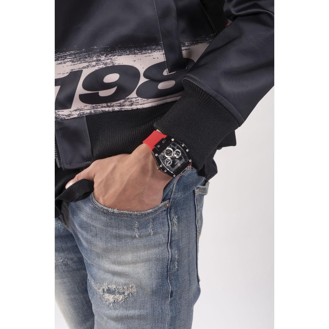 Guess Phoenix 41.5 mm Size Black Dial Men Analog Watch GW0203G4