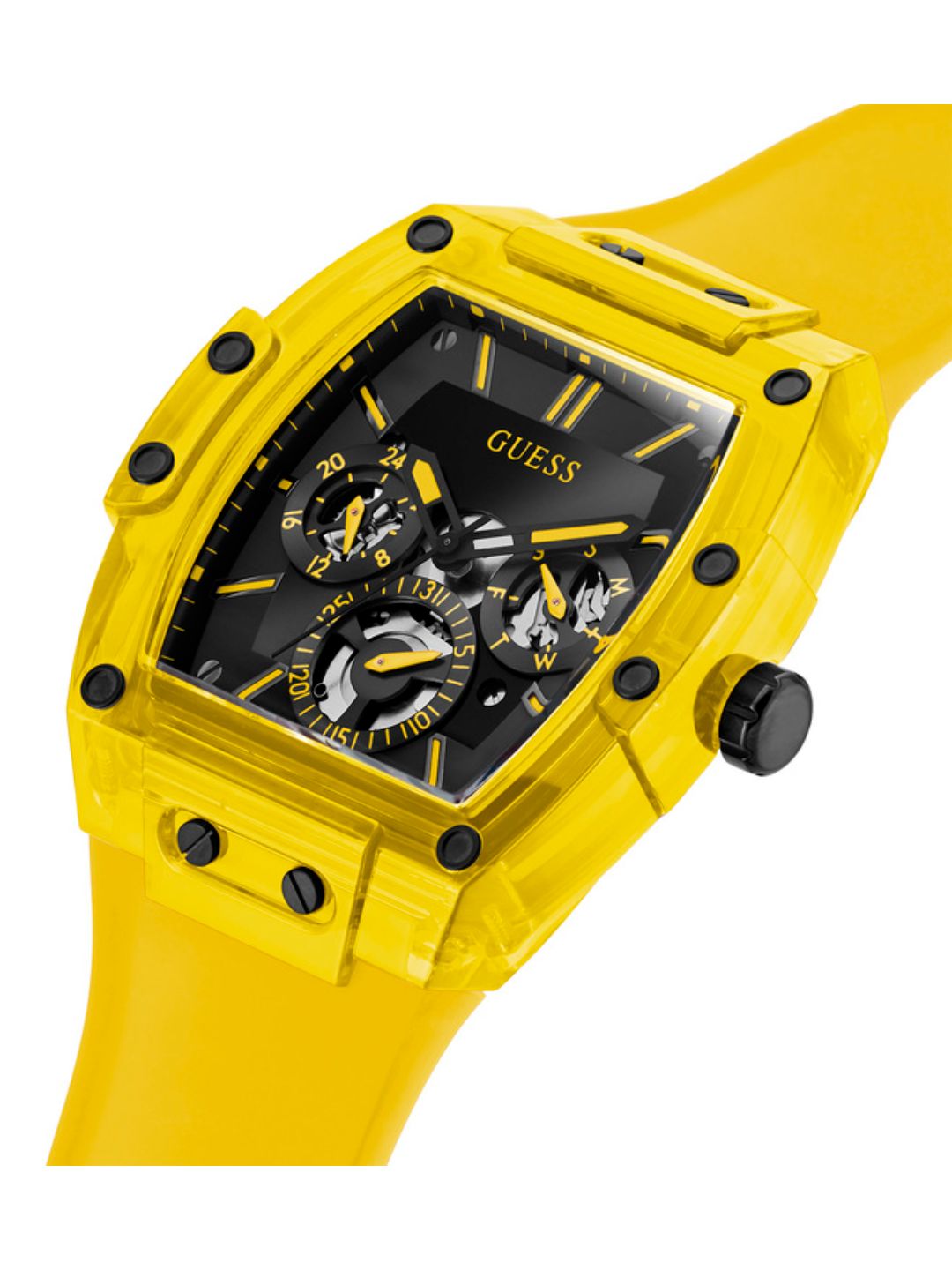 Guess 43 mm Men Black Dial Analog Watch GW0203G6