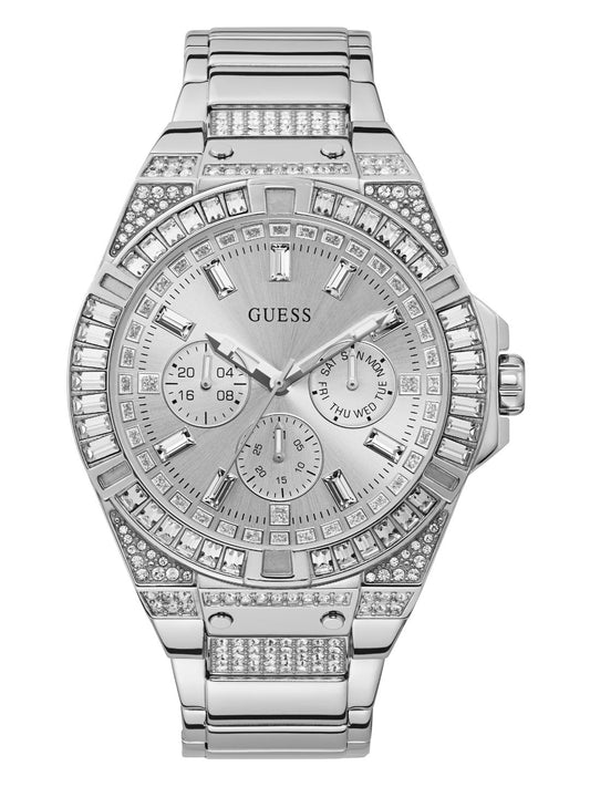 Guess Analog Silver Dial Men's Watch - GW0209G1