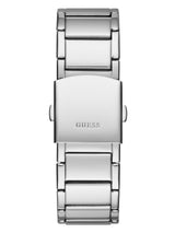 Guess Men 47 mm Quartz Multifunction Analog Silver Dial Stainless Steel Strap Watch GW0209G1