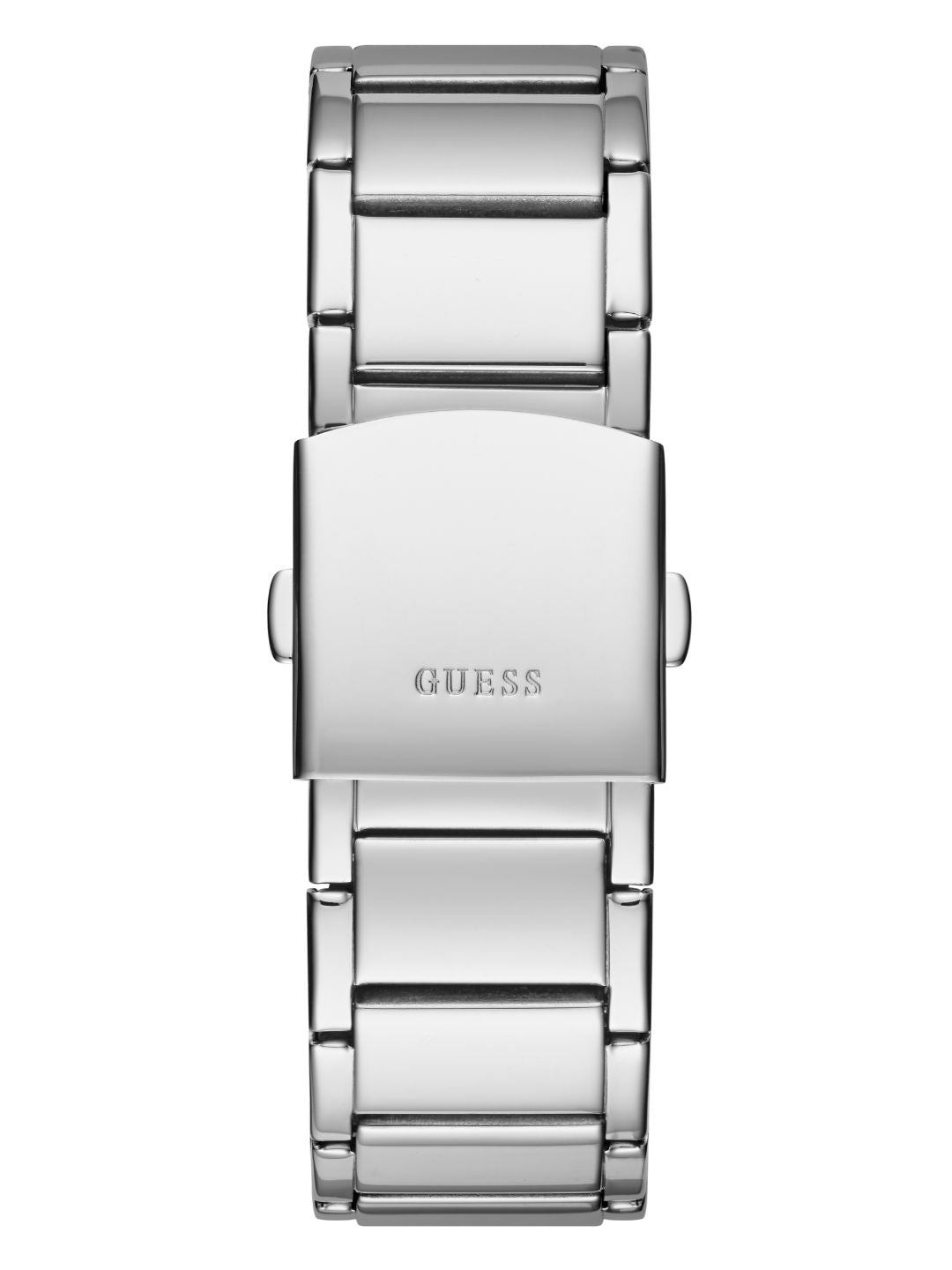 Guess Men 47 mm Quartz Multifunction Analog Silver Dial Stainless Steel Strap Watch GW0209G1