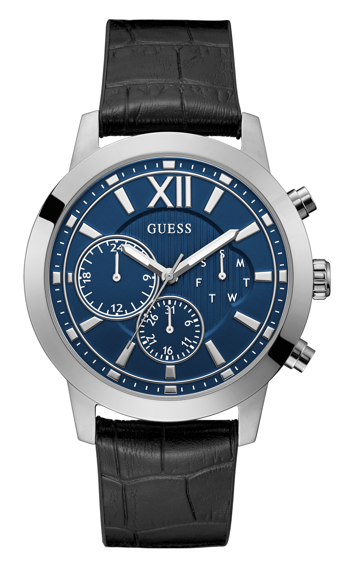 Guess Mens Blue Multi-function Watch - GW0219G1