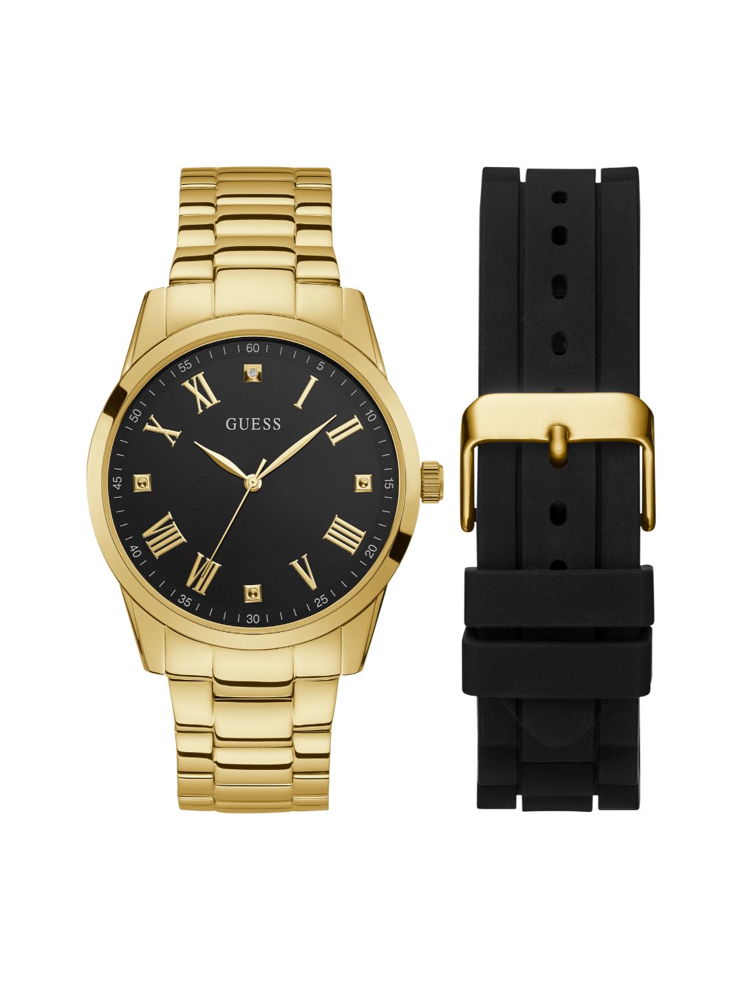 Guess 42 mm Mens Boxed Sets Black Watch GW0235G1