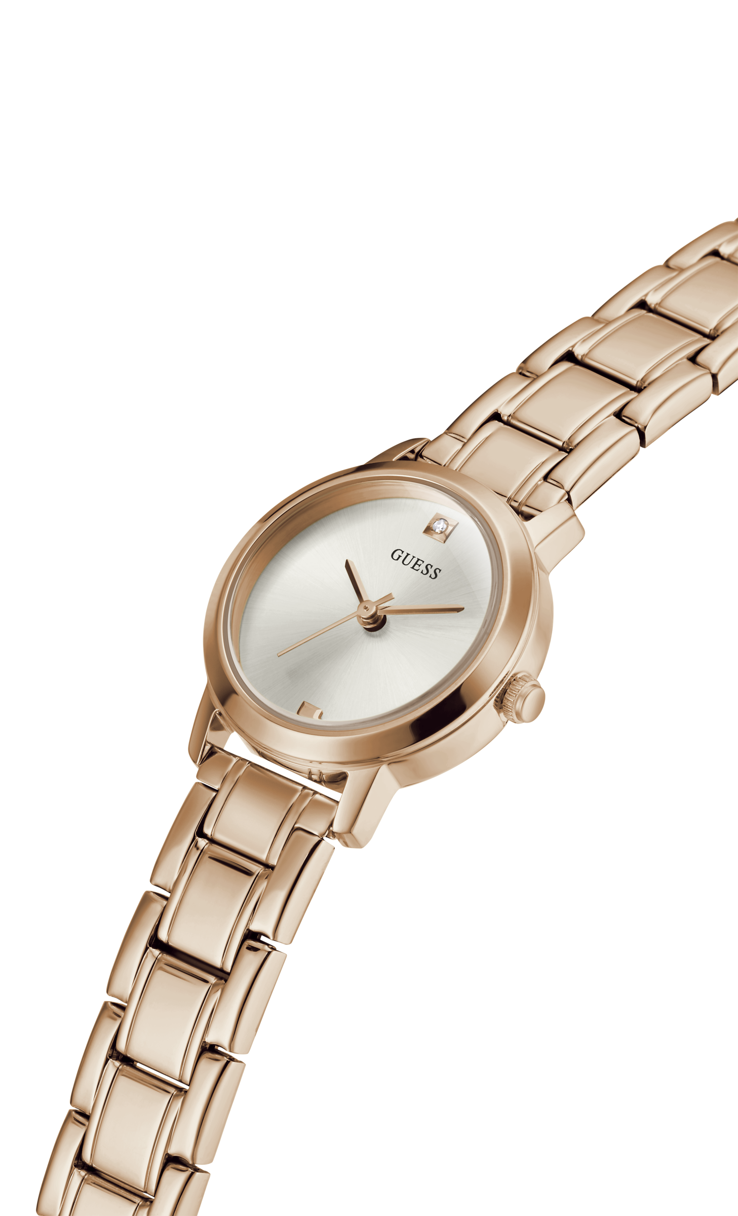 Guess 25 mm Women White Dial Analog Watch GW0244L3