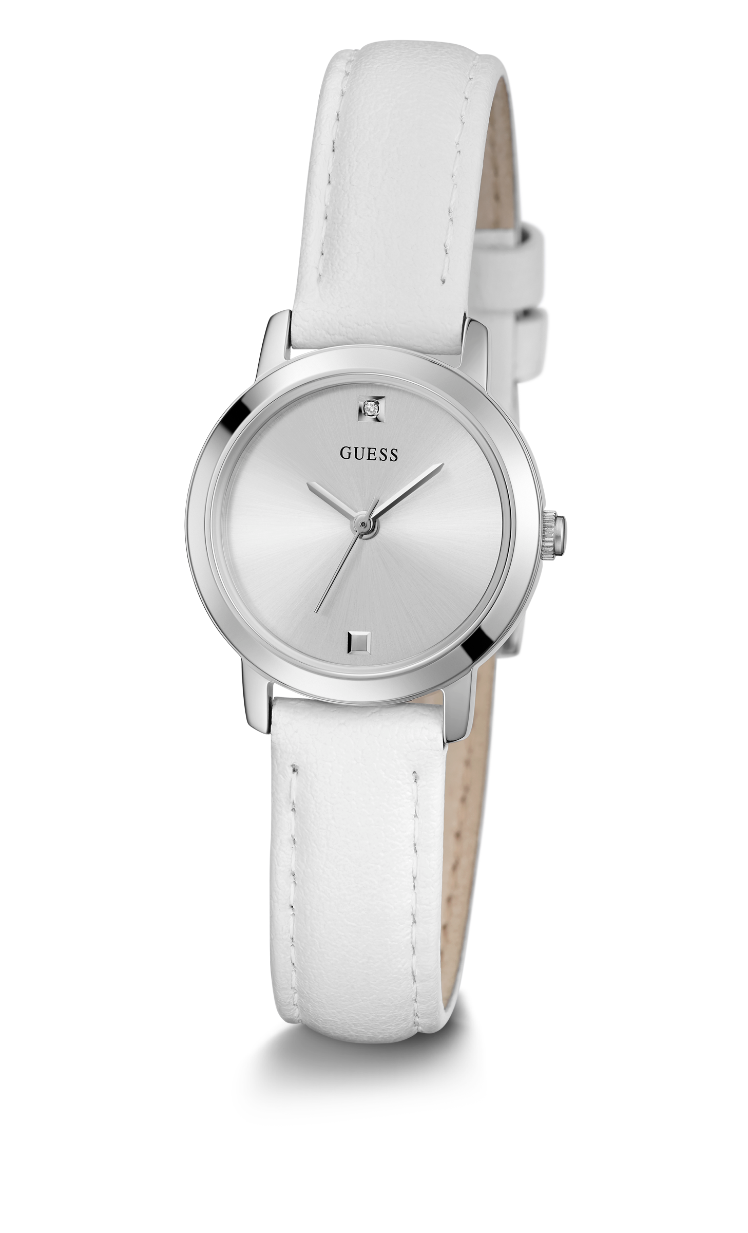 Guess 25 mm Women Silver Dial Analog Watch GW0246L1